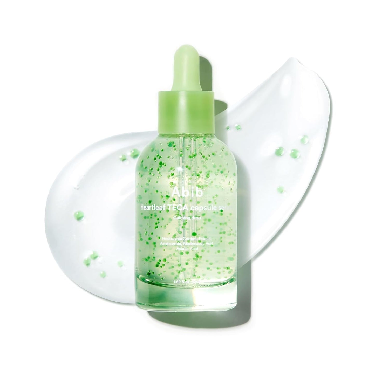 Heartleaf Teca Capsule Serum Calming Drop 1.69 Fl Oz, Centella Asiatica & Niacinamide Serum for Soothing, Acne Treatment for Face, Korean Skin Care for Oily Skin