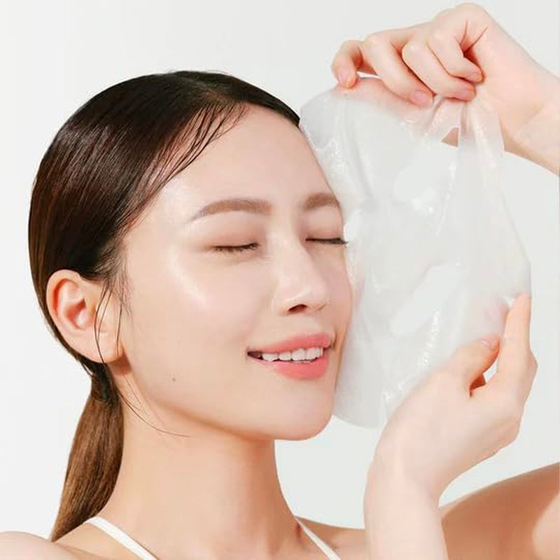 Red Blemish Daily Cool Soothing Korean Face Mask - Deep Hydration for Irritated, Sensitive Skin - Face Masks Skincare Korean, Korean Sheet Mask, Korean Skin Care Mask, K Beauty - Pack of 10