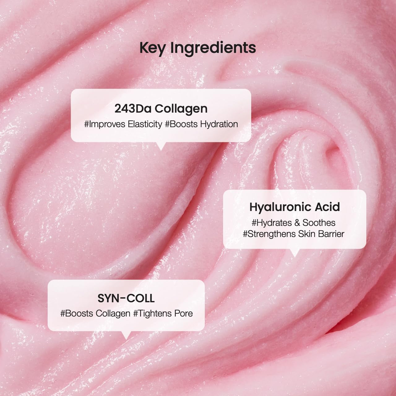 Collagen Mask to Foam Cleanser, Face Wash for Women, 2-In-1 Pore Mask and Hydrating Foaming Facial Cleanser for Sensitive Skin, Oily Skin, 5.07 Fl. Oz. (150 Ml)