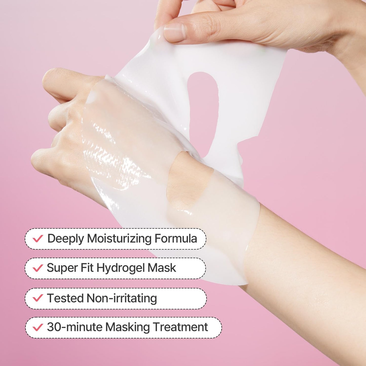 CELLMAZING Collagen Firming Gel Facial & Neck Sheet Mask (Pack of 4) | Covering Neck Mask | 5D Collagen Complex, Amino Acid Complex, Peptide
