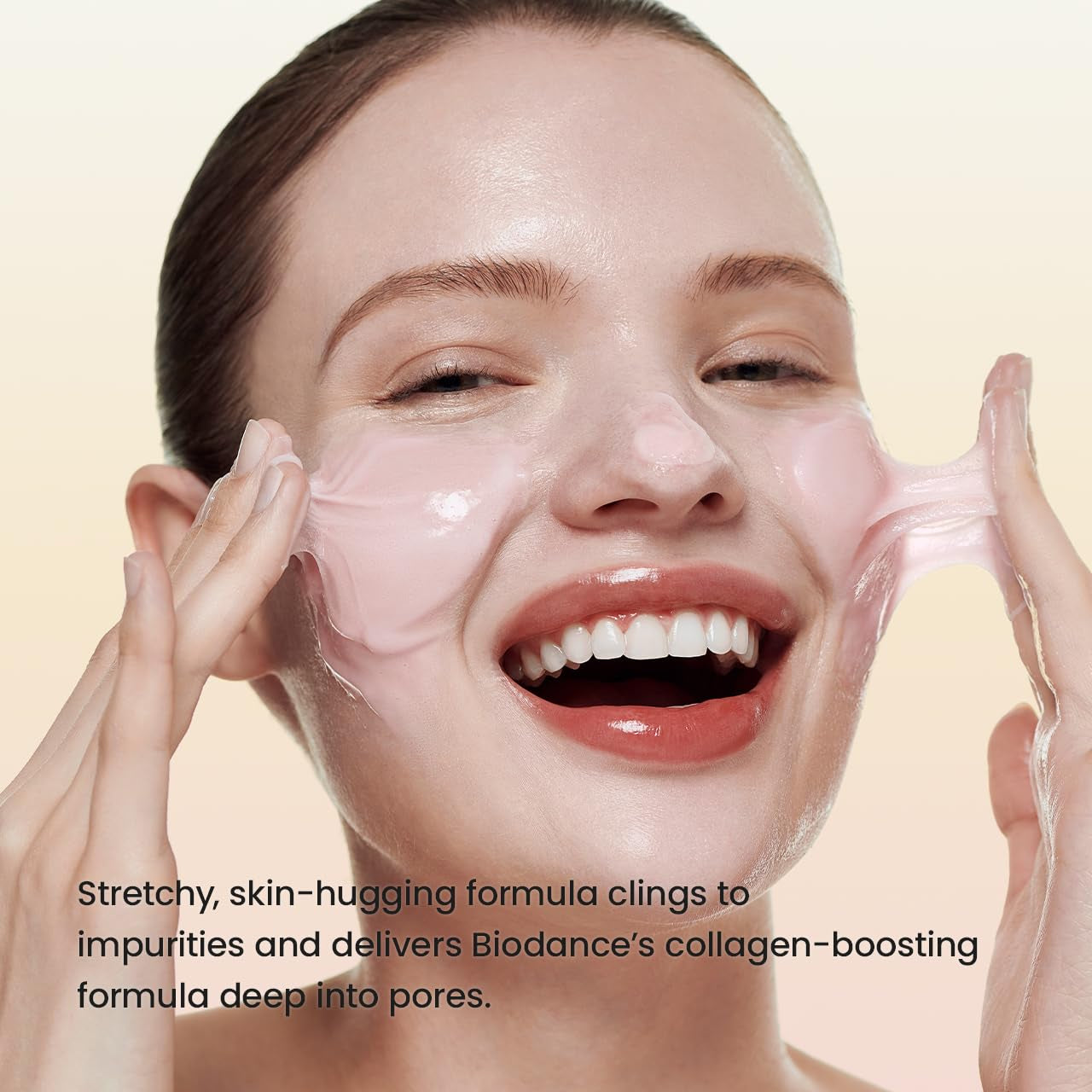 Collagen Mask to Foam Cleanser, Face Wash for Women, 2-In-1 Pore Mask and Hydrating Foaming Facial Cleanser for Sensitive Skin, Oily Skin, 5.07 Fl. Oz. (150 Ml)