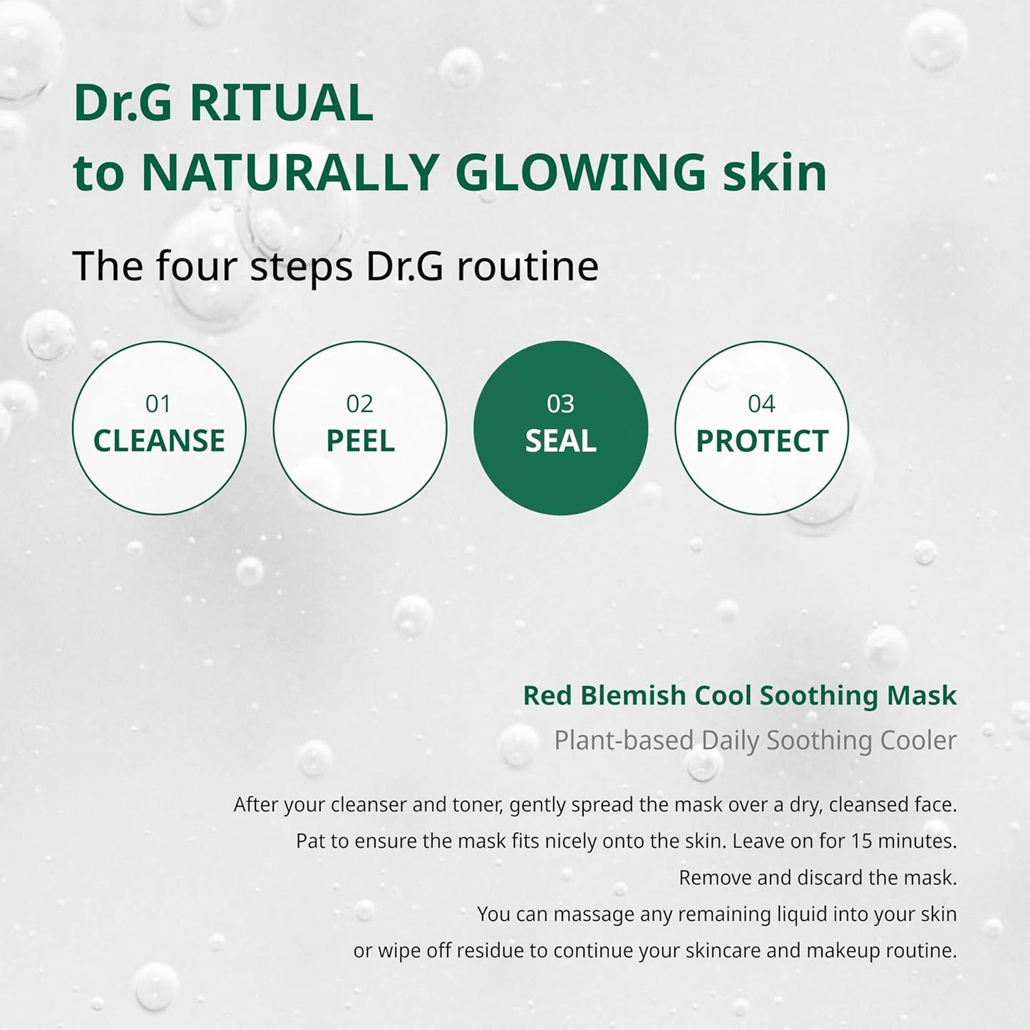 Red Blemish Daily Cool Soothing Korean Face Mask - Deep Hydration for Irritated, Sensitive Skin - Face Masks Skincare Korean, Korean Sheet Mask, Korean Skin Care Mask, K Beauty - Pack of 10