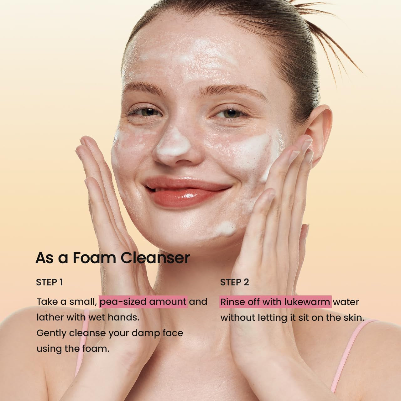 Collagen Mask to Foam Cleanser, Face Wash for Women, 2-In-1 Pore Mask and Hydrating Foaming Facial Cleanser for Sensitive Skin, Oily Skin, 5.07 Fl. Oz. (150 Ml)