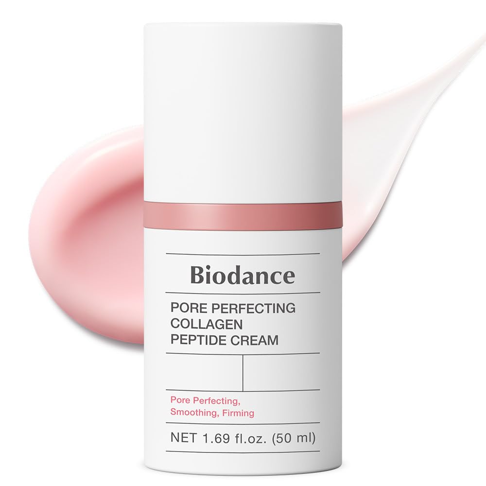 BIODANCE Pore Perfecting Collagen Peptide Cream, Hydrating, Plumping, Pore Care, Firming Facial Moisturizer, Korean Skincare | 1.69 fl.oz, 50ml