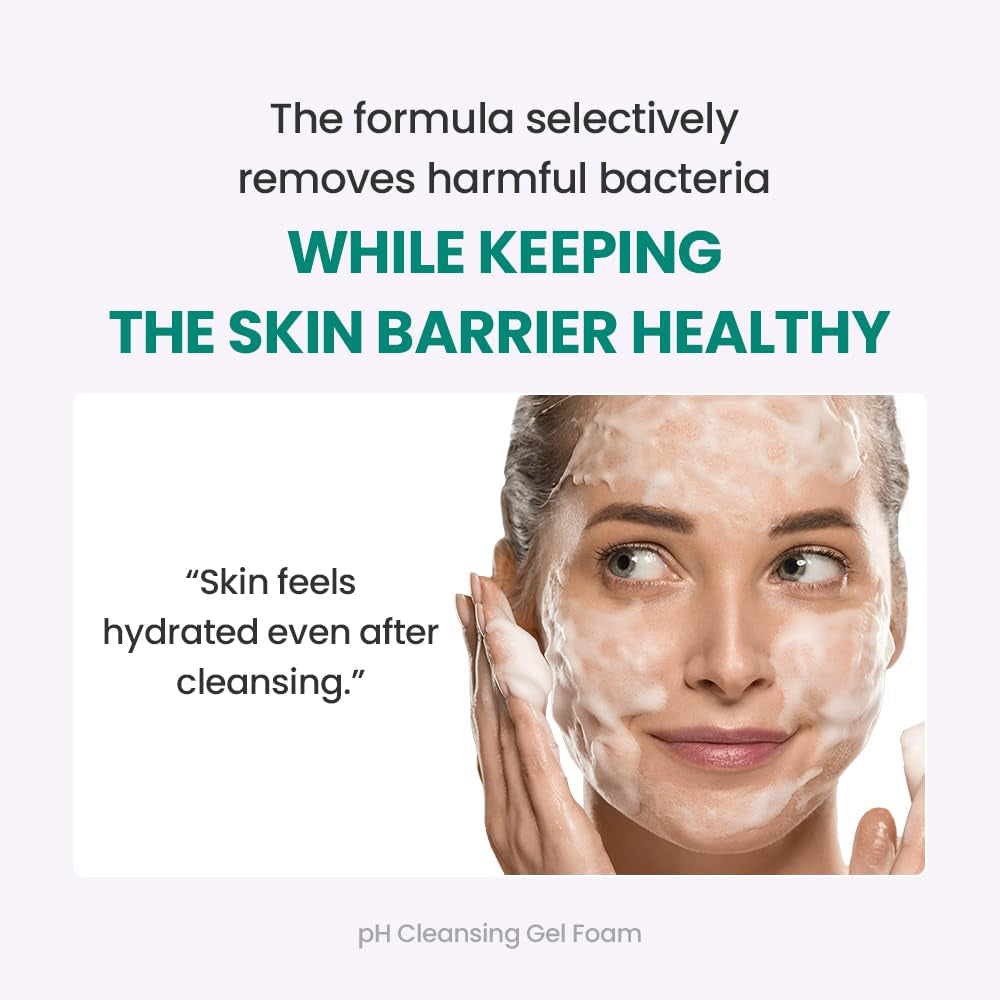 Ph Cleansing Gel Foam, 200Ml - Gel Cleanser Face Wash, Gel Face Wash, Korean Skin Care Coreano, Korean Skincare, K Beauty Skincare, Kbeauty Skincare, Korean Beauty, Asian Skin Care Coreano
