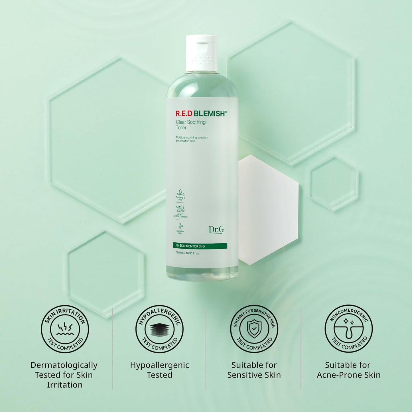 Dr.G RED Blemish Clear Soothing Korean Toner, 300ml - Korean Skin Care Toner