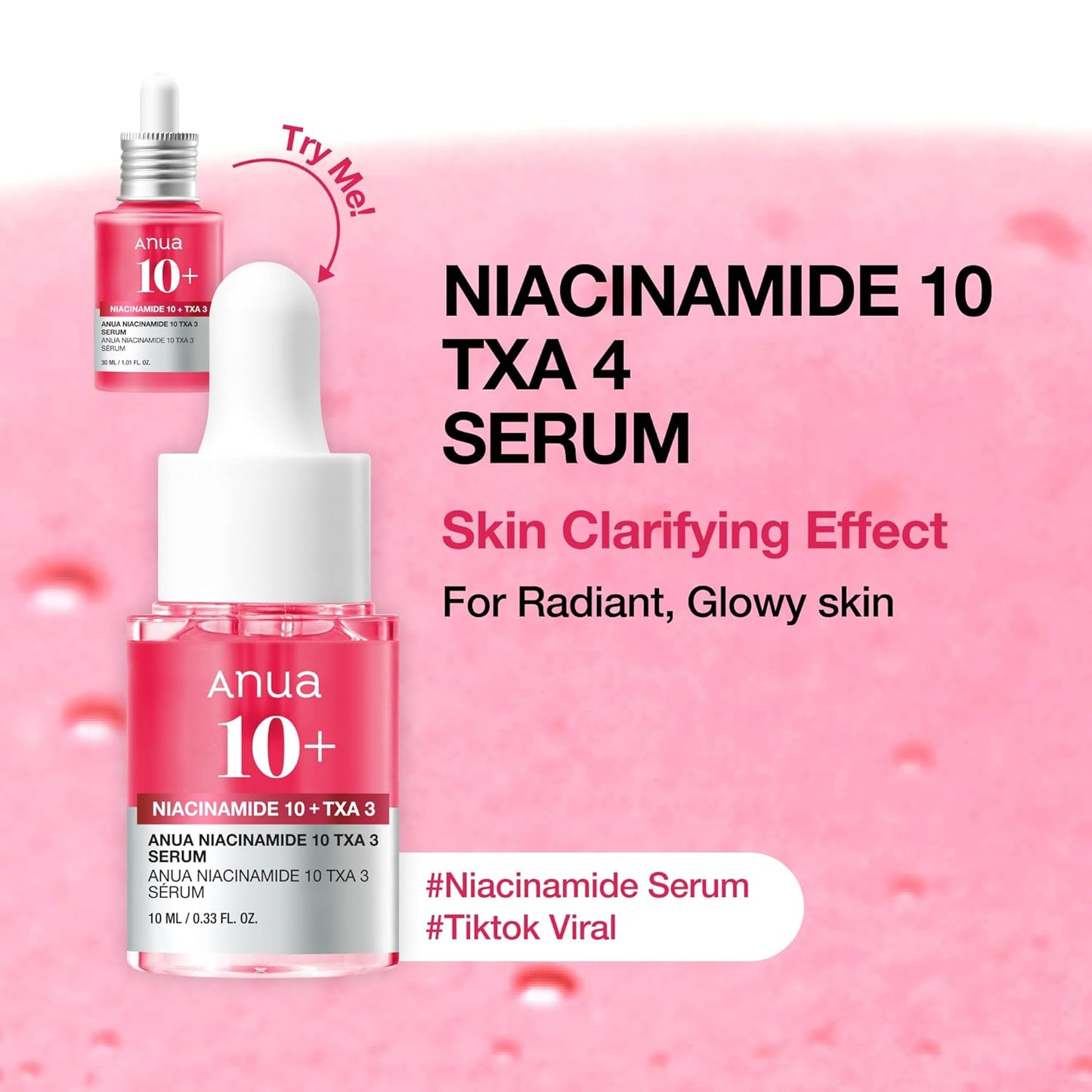 Serum Discovery Trio, Mini Face Serum Travel Size Kit with Hyaluronic Acid, Niacinamide & Azelaic Acid, Hydrating Soothing Gift Set for Women, Korean Skincare Set -10Ml/0.33Fl.Oz × 3EA