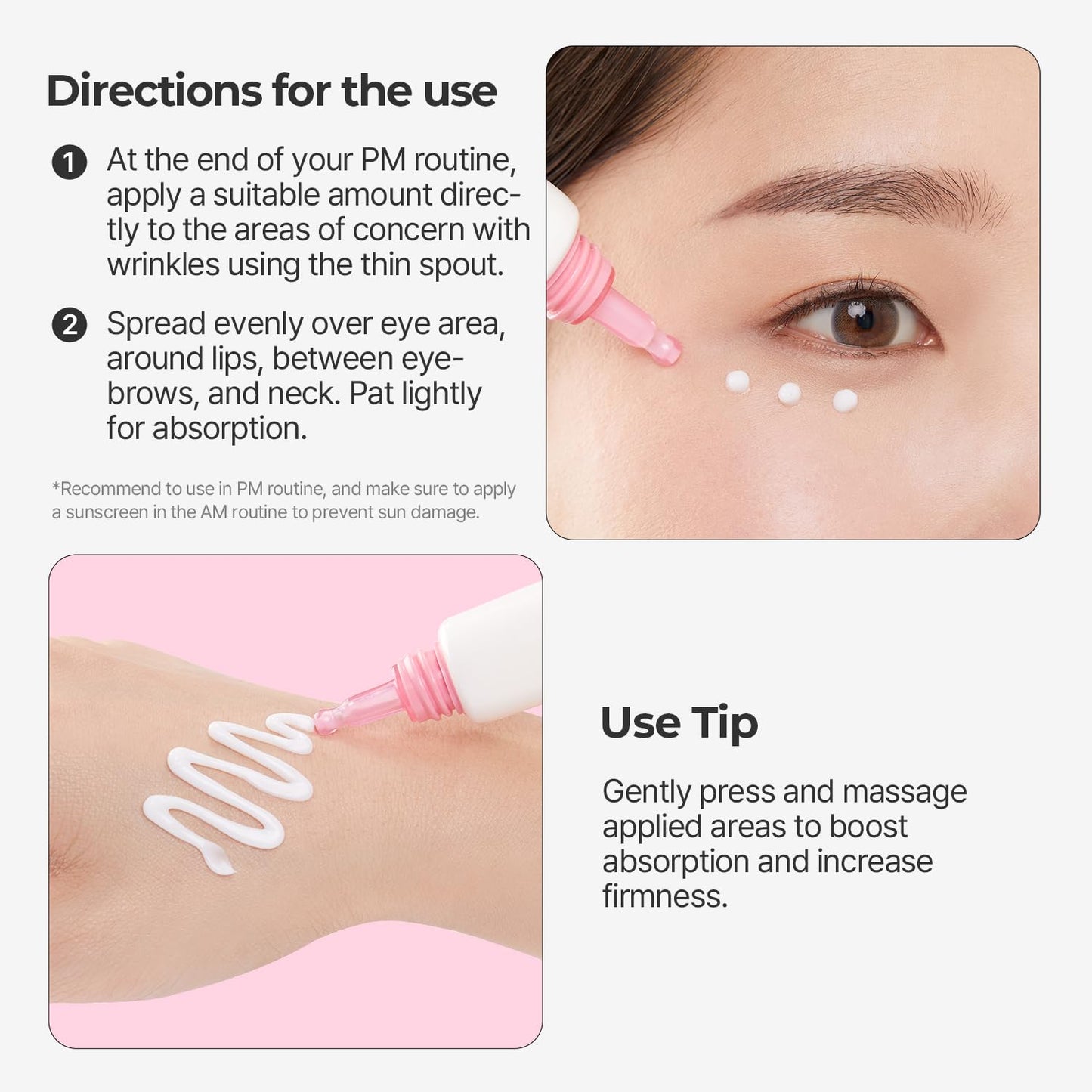 CELLMAZING Collagen Firming Eye Cream 30Ml (1.01 Fl.Oz) | Wrinkle Improvement and Dark Circles Care | 5D Collagen Complex, 4R Pure Retinol