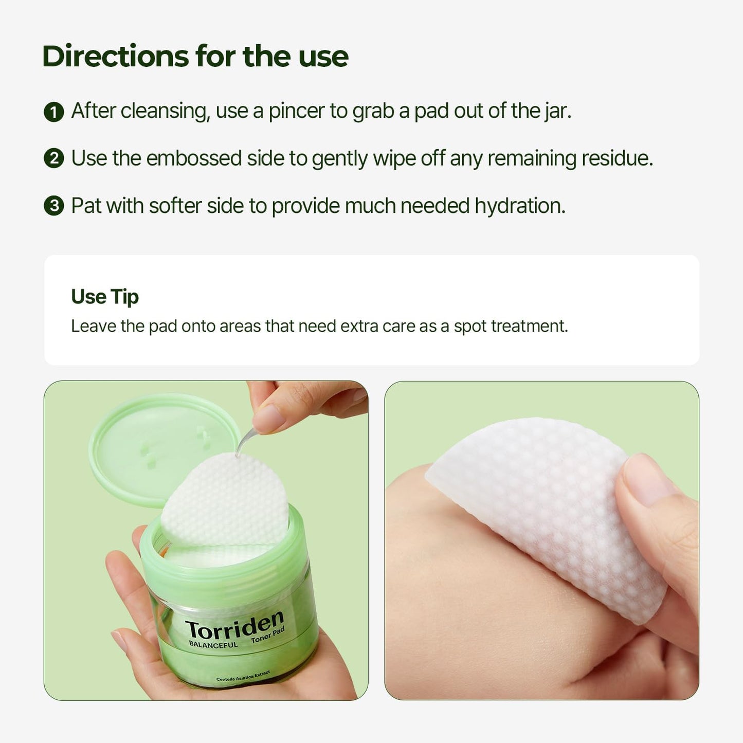 BALANCEFUL Toner Pad (60 Pads) | Daily Exfoliating Pads with PHA & LHA for Oily, Combo, and Sensitive Skin | 5D CICA, Panthenol