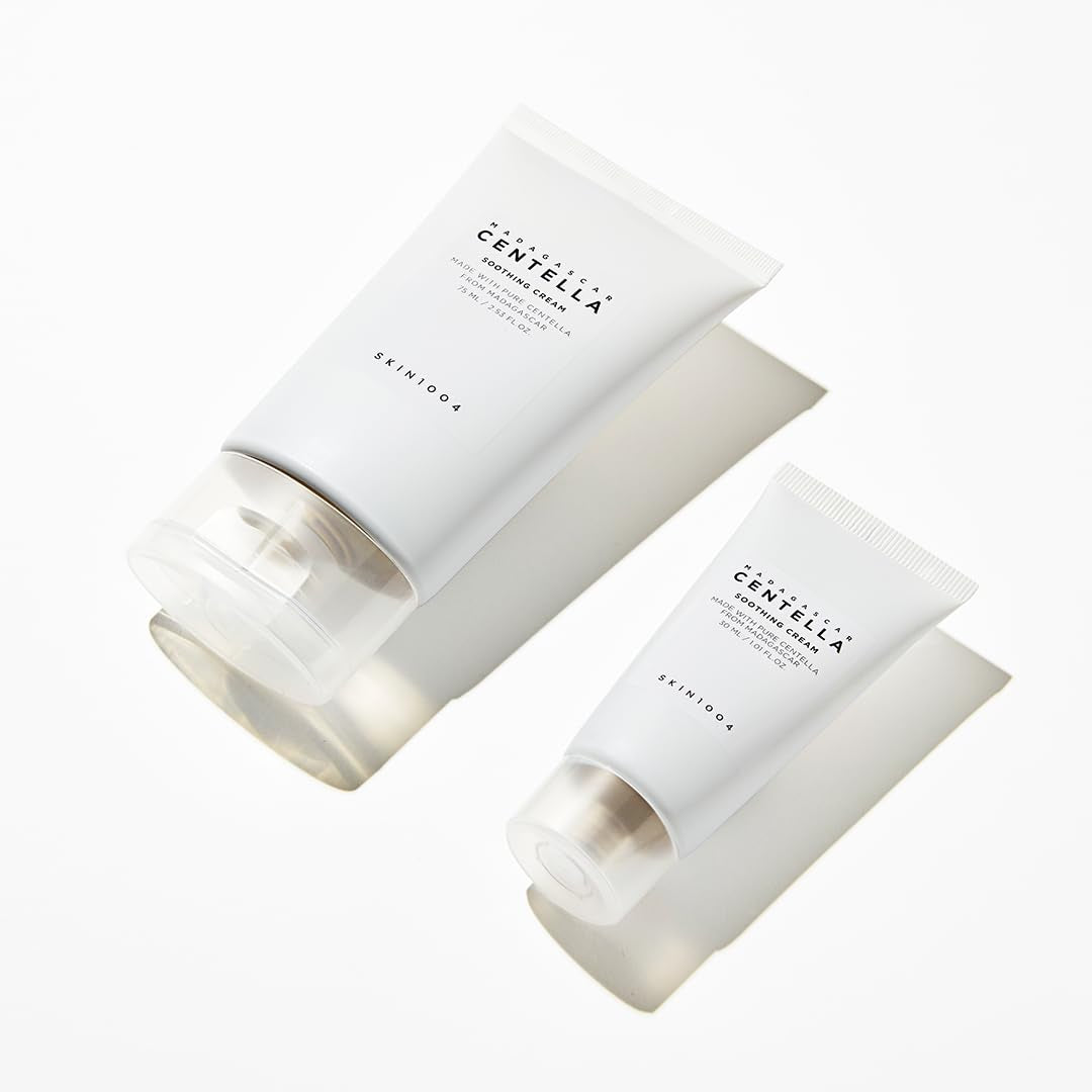 Madagascar Centella Travel Kit, Toner, Ampoule, Soothing Cream, Cleansing Oil, Ampoule Foam, Basic Skincare Box, Compact Size, Gift Sets, Mothers Day Gifts for Mom Gifts for Women, Trial Kit