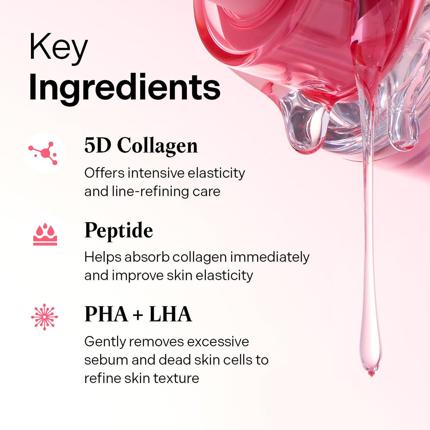 CELLMAZING Pore Perfecting Ampoule 30Ml (1.01 Fl.Oz.) | Improving Skin Elasticity | 5D Collagen, Peptide Complex, PHA, LHA | Korean Facial Serum, Korean Skin Care