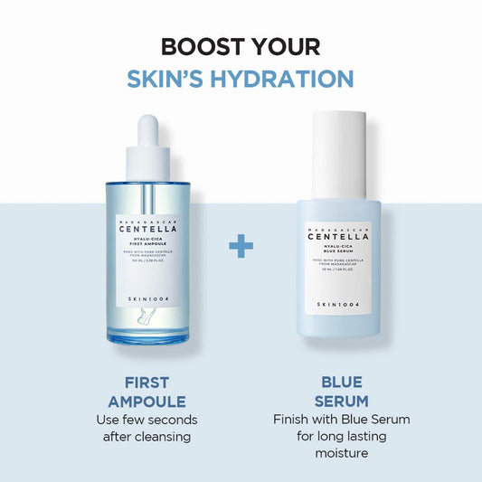 Hyalu-Cica First Ampoule 3.38 Fl. Oz, 100Ml, Soothing Hydration Dry Skin