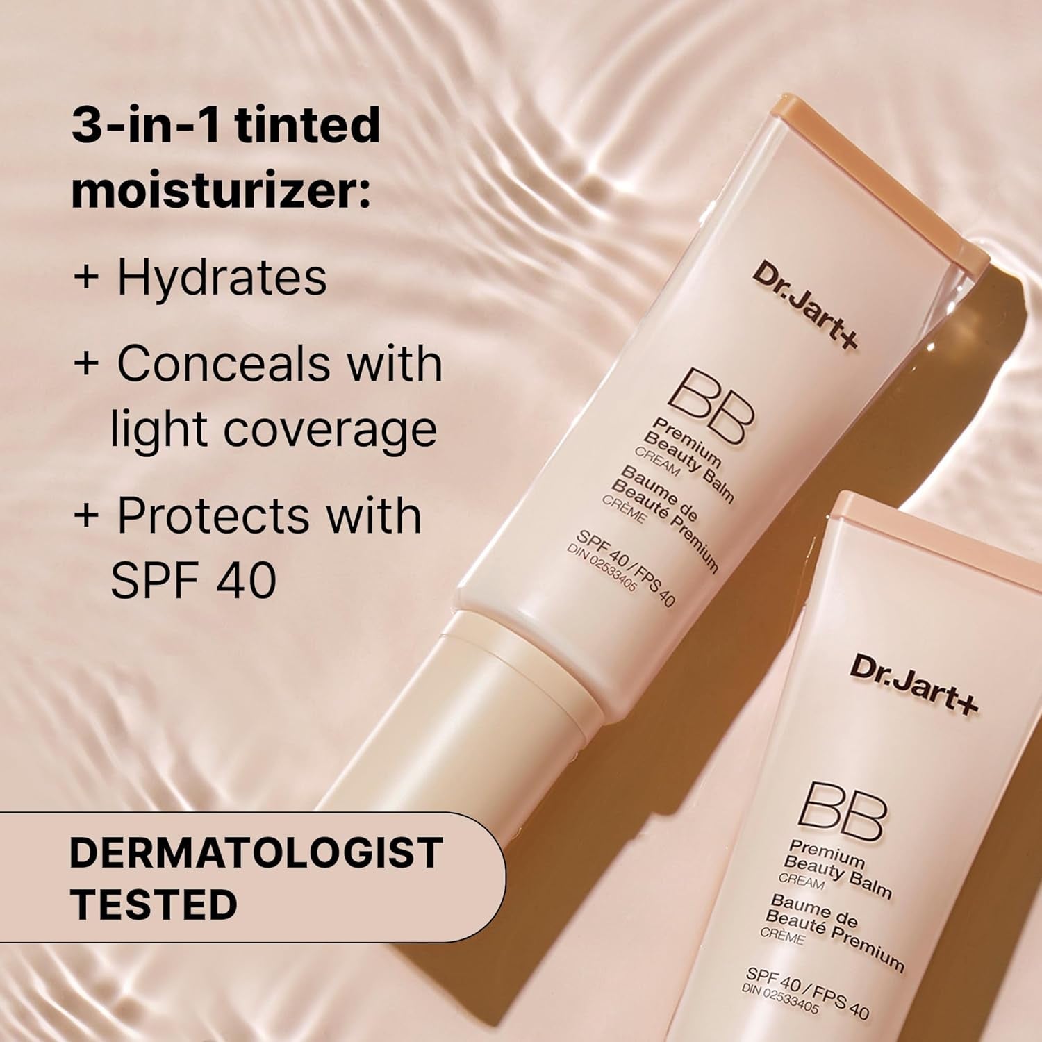 Premium BB Tinted Moisturizer with SPF 40 and Niacinamide | Bb Cream | Korean Skin Care