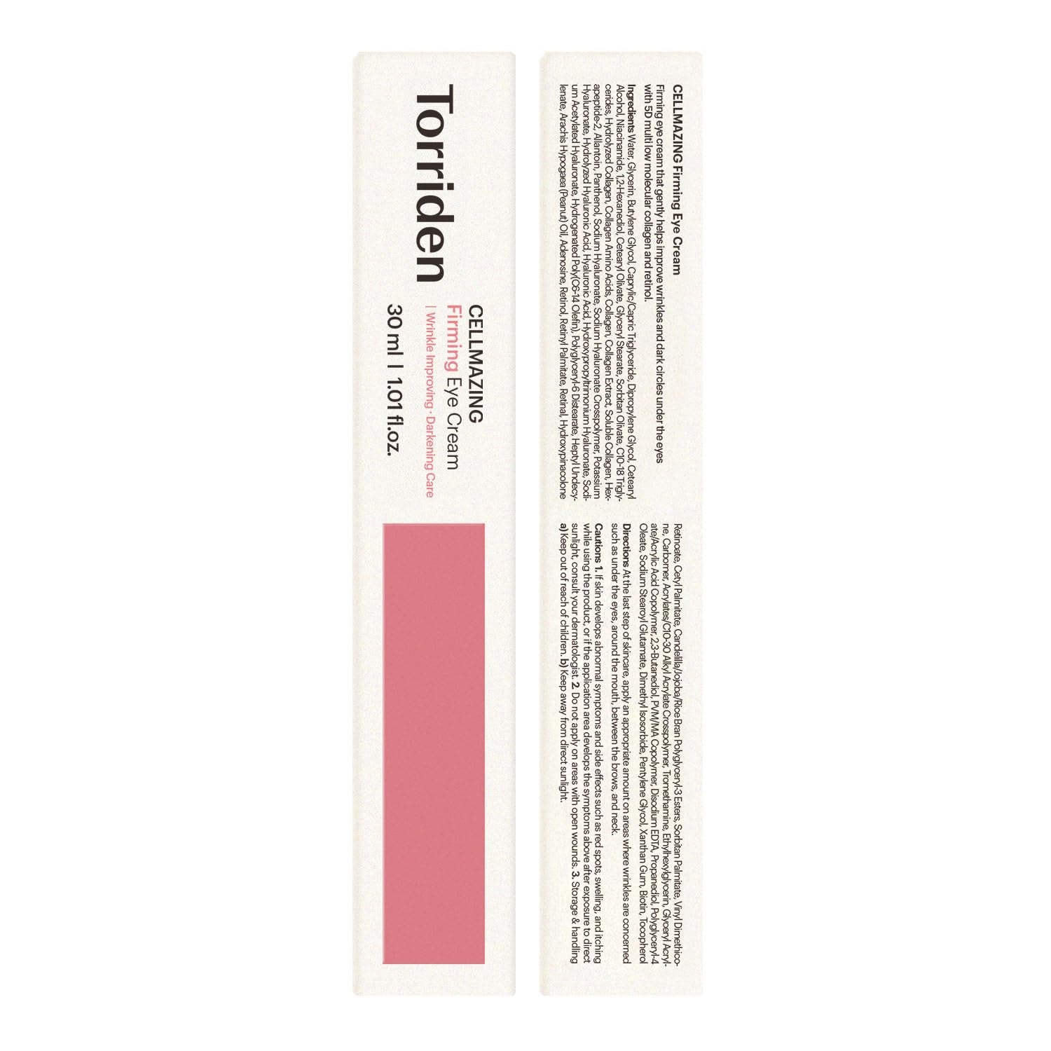 CELLMAZING Collagen Firming Eye Cream 30Ml (1.01 Fl.Oz) | Wrinkle Improvement and Dark Circles Care | 5D Collagen Complex, 4R Pure Retinol