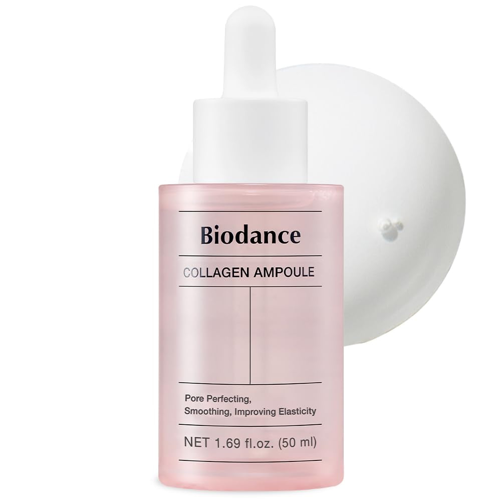 Collagen Ampoule | Korean Collagen Serum for Face, Pore Minimizing & anti Aging Face Serum for Women | 1.69 Fl. Oz X 1 Ea