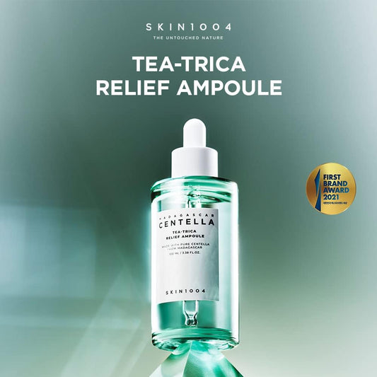 Tea-Trica Relief Ampoule 3.38 Fl. Oz, 100Ml, Soothing Hydration for Sensitive Skin