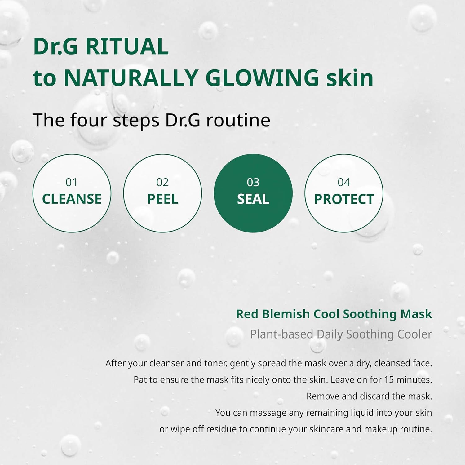 Red Blemish Daily Cool Soothing Korean Face Mask - Deep Hydration for Irritated, Sensitive Skin - Face Masks Skincare Korean, Korean Sheet Mask, Korean Skin Care Mask, K Beauty - Pack of 10