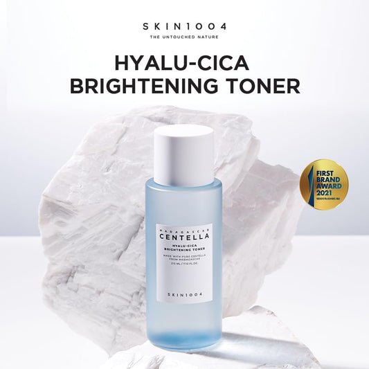SKIN1004 Hyalu-CICA Brightening Toner 7.10 fl.oz(210ml) | Hyaluronic Acid CICA Niacinamide | Hydrating and Refreshing Multi-Care Solutions