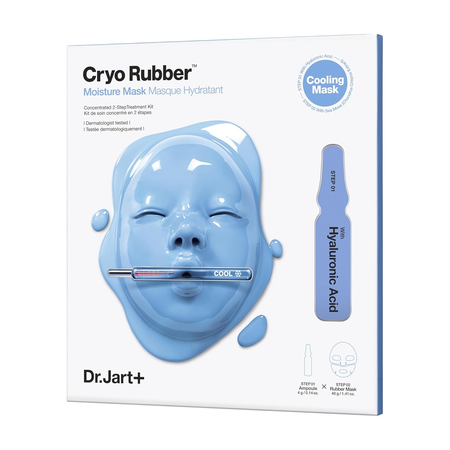Cryo Rubber Face Mask with Moisturizing Hyaluronic Acid | Korean Skin Care