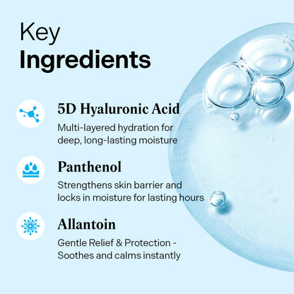 Torriden DIVE IN Hyaluronic Acid Serum 50ml (1.69 fl.oz.) | Deep Hydration to Get Glow Skin | Hyaluronic Acid, Panthenol, Allantoin | Korean Facial Serum
