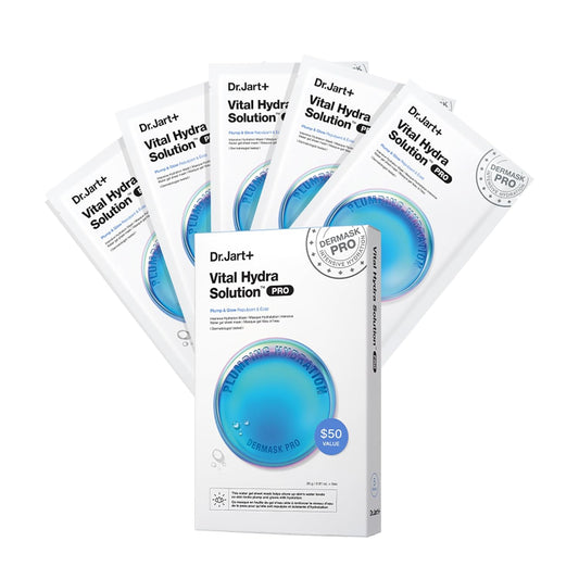 Dermask Vital Hydra Solution Glow Face Mask with Hyaluronic Acid | Sheet Mask | Korean Skin Care