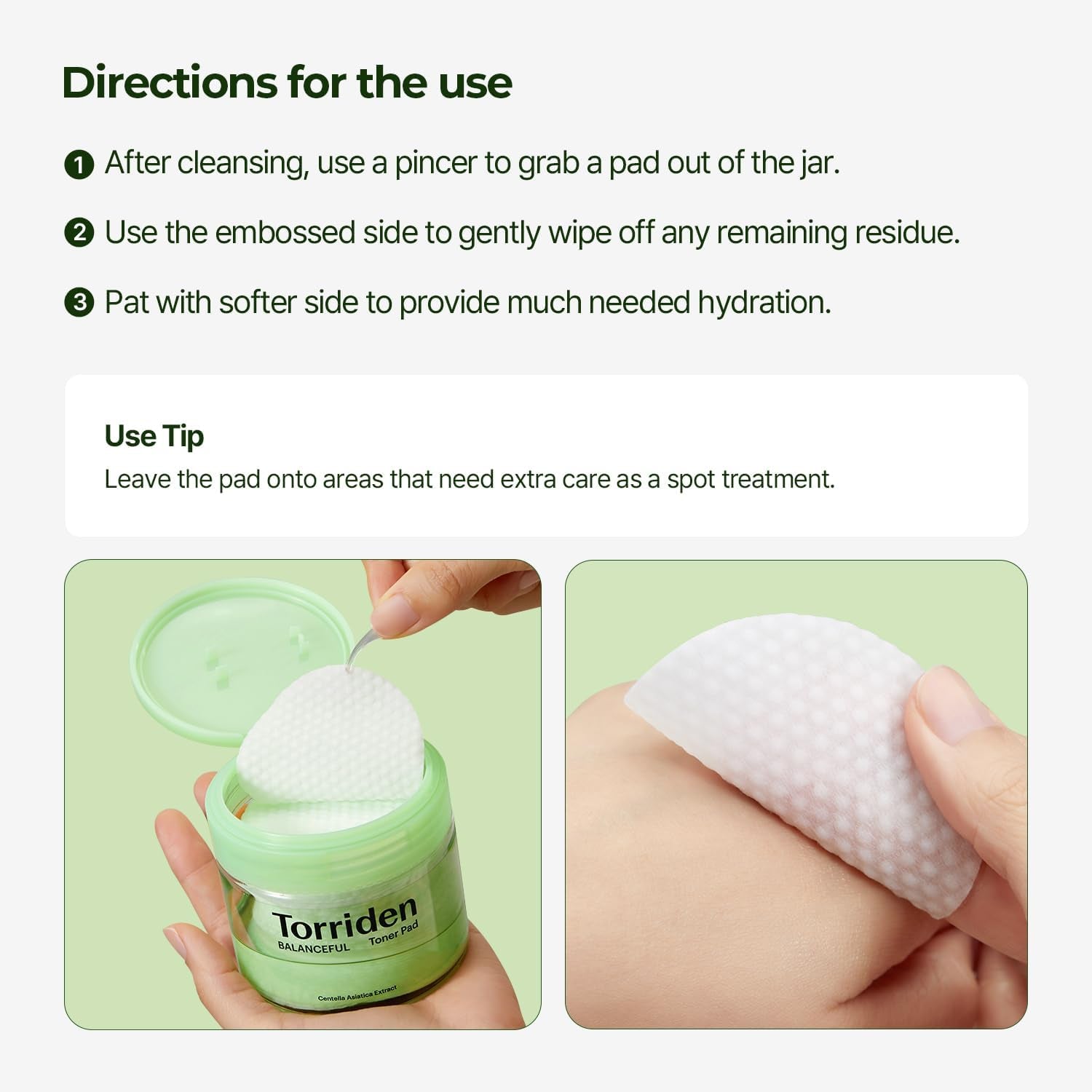 BALANCEFUL Toner Pad (60 Pads) | Daily Exfoliating Pads with PHA & LHA for Oily, Combo, and Sensitive Skin | 5D CICA, Panthenol