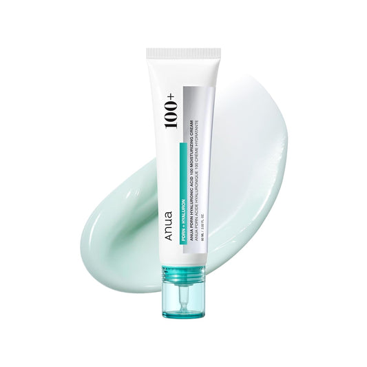 PDRN Hyaluronic Acid 100 Moisturizing Cream, Lightweight Hydrating Moisturizer with Salmon PDRN, Hyaluronic Acid, Collagen for Glass Skin, Korean Skin Care (60Ml / 2.02 Fl. Oz)