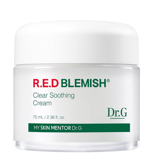 Red Blemish Clear Soothing Korean Moisturizer Face Cream, 70Ml - Cica Cream, Korean Skin Care Moisturizer, Korean Face Moisturizer, Facial Moisturizer, Korean Skincare, K Beauty Skincare Coreano