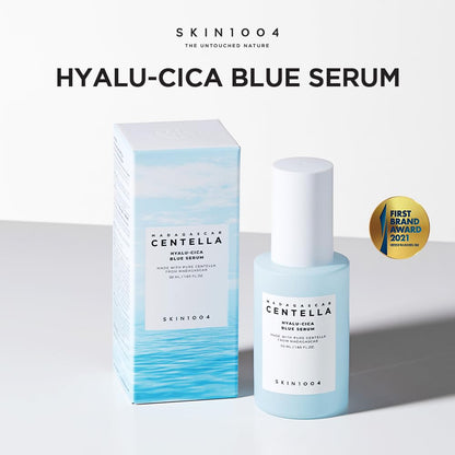 Hyalu-Cica Blue Serum 1.69 Fl.Oz, 50Ml, 5 Layer Hyaluronic Acid Cica Niacinamide, Hydrating and Refreshing Multi-Care Solutions