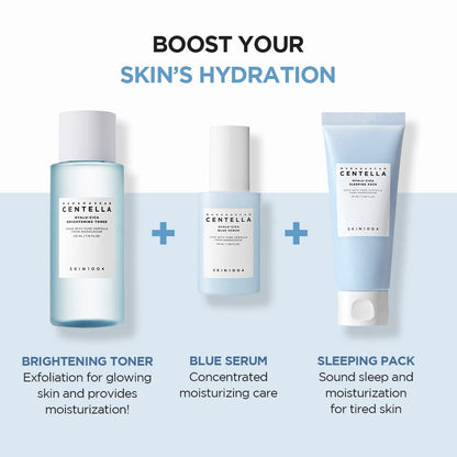 Hyalu-Cica Blue Serum 1.69 Fl.Oz, 50Ml, 5 Layer Hyaluronic Acid Cica Niacinamide, Hydrating and Refreshing Multi-Care Solutions